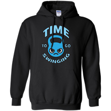 Load image into Gallery viewer, Time To Go Swinging - Kawaii Kettlebell (blue) T-Shirt