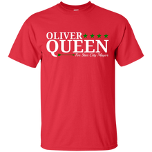 Load image into Gallery viewer, Oliver Queen For Star City Mayor - Green Arrow Design T-Shirt - usatodayshirt.com