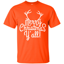 Load image into Gallery viewer, Merry Christmas Y'all T-Shirt