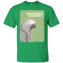 Load image into Gallery viewer, Cuteness &amp; Vexation: African Grey - Parrot of Destruction T-Shirt - usatodayshirt.com