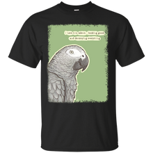 Load image into Gallery viewer, Cuteness &amp; Vexation: African Grey - Parrot of Destruction T-Shirt - usatodayshirt.com