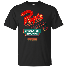 Load image into Gallery viewer, Pop's Chock'Lit Shoppe from Riverdale cafe logo T-Shirt