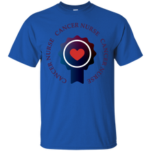 Load image into Gallery viewer, Cancer Nurse Heart Badge T Shirt T-Shirt - usatodayshirt.com