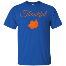 Load image into Gallery viewer, Thankful Fall Leaves Autumn T-Shirt