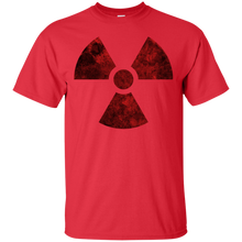 Load image into Gallery viewer, Red Radioactive symbol T-Shirt
