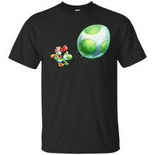 Load image into Gallery viewer, Baby Mario, Yoshi and the Giant Egg. T-Shirt
