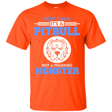 Load image into Gallery viewer, Keep Calm, It's a PitBull....NOT a freaking Monster T-Shirt