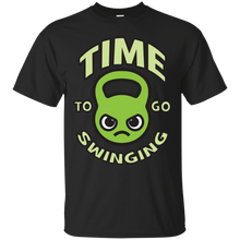 Load image into Gallery viewer, Time To Go Swinging - Kawaii Kettlebell (green) T-Shirt