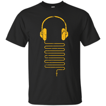 Load image into Gallery viewer, Gold Headphones T-Shirt